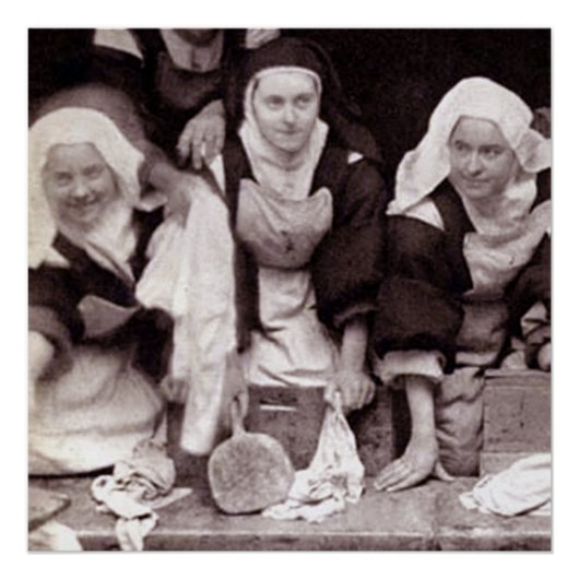 Der Heilige bei der Arbeit. Poster (Vorderseite)