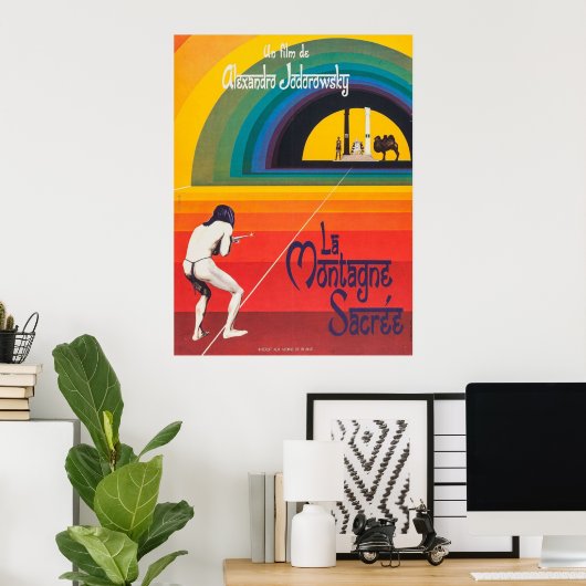 Der Heilige Berg 1973 Alejandro Jodorowsky Französ Poster (Heimbüro)