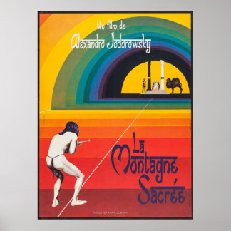 Der Heilige Berg 1973 Französische Filmkunst Poster