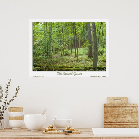 Der heilige Boden Poster (Küche)