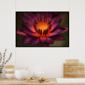 Der heilige Feuertanz eines Lotus Poster (Küche)