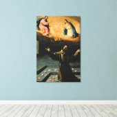 Der Heilige Franz von Assisi, Das Wunder der Rose Leinwanddruck (Insitu (Holzboden))