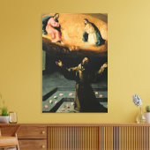 Der Heilige Franz von Assisi, Das Wunder der Rose Leinwanddruck (Insitu (Wohnzimmer))