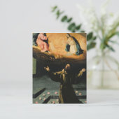 Der Heilige Franz von Assisi, Das Wunder der Rose Postkarte (Stehend Vorderseite)