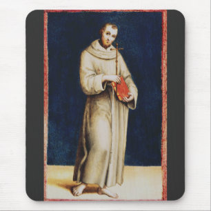 Der Heilige Franz von Assisi von Raffael Renaissan Mousepad