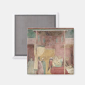 Der Heilige Franziskus heilt den verletzten Mann a Magnet (Vorderseite/Rückseite)