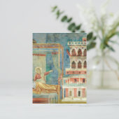 Der heilige Franziskus träumt von einem Palast vol Postkarte (Stehend Vorderseite)