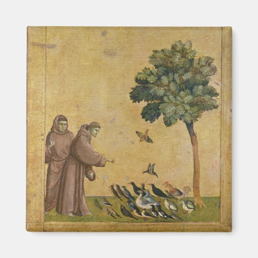 Der Heilige Franziskus von Assisi predigt den Vöge Magnet (Vorne)