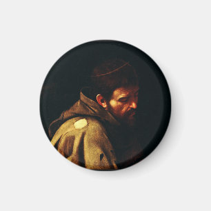 Der heilige Franziskus von Caravaggio Barock-Meist Magnet