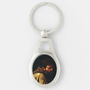 Der Heilige Franziskus von Caravaggio Barock-Meist Schlüsselanhänger