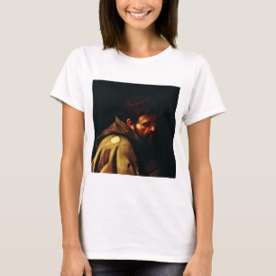 Der heilige Franziskus von Caravaggio Barock-Meist T-Shirt