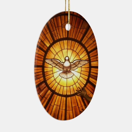 Der Heilige Geist (Bernini) Keramik Ornament (Rechts)