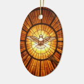 Der Heilige Geist (Bernini) Keramik Ornament (Links)