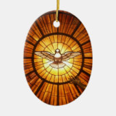 Der Heilige Geist (Bernini) Keramik Ornament (Vorne)