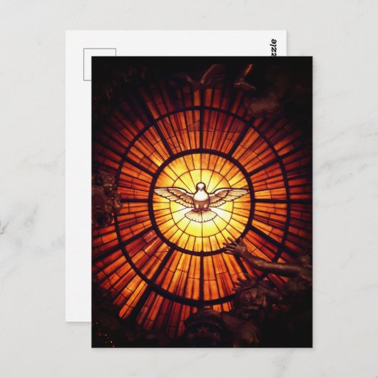 Der Heilige Geist (Bernini) Postkarte (Vorne/Hinten)