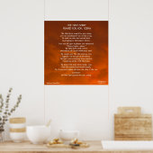 Der Heilige Geist, der für dich gelobt wird, heute Poster (Küche)