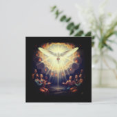 Der Heilige Geist Feiertagskarte (Stehend Vorderseite)