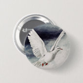 Der heilige Geist in Form einer Taube Button (Vorne & Hinten)