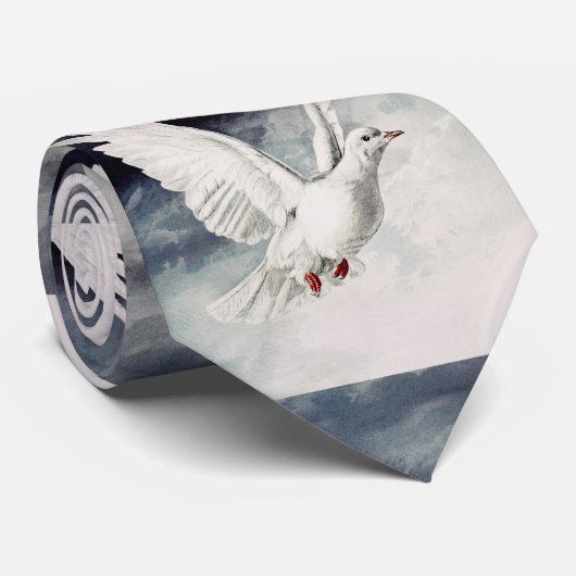 Der heilige Geist in Form einer Taube Krawatte (Gerollt)