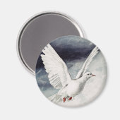 Der heilige Geist in Form einer Taube Magnet (Vorderseite/Rückseite)