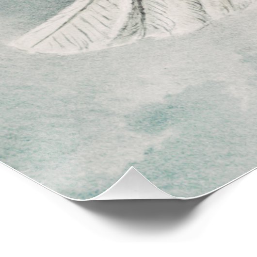 Der heilige Geist in Form einer Taube Poster (Ecke)