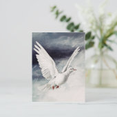 Der heilige Geist in Form einer Taube Postkarte (Stehend Vorderseite)