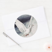 Der heilige Geist in Form einer Taube Runder Aufkleber (Umschlag)