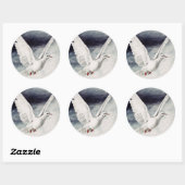 Der heilige Geist in Form einer Taube Runder Aufkleber (Blatt)