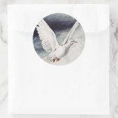 Der heilige Geist in Form einer Taube Runder Aufkleber (Tasche)