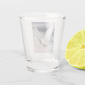 Der heilige Geist in Form einer Taube Schnapsglas (Rückseite)