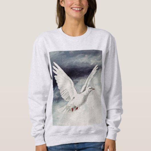 Der heilige Geist in Form einer Taube Sweatshirt (Vorderseite)