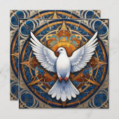 Der Heilige Geist (Taube) 1 Einladung (Vorne/Hinten)