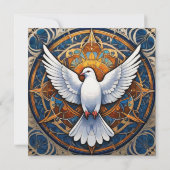 Der Heilige Geist (Taube) 1 Einladung (Rückseite)