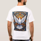 Der Heilige Geist (Taube) 1 T-Shirt (Rückseite)