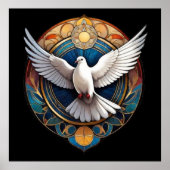 Der Heilige Geist (Taube) 3 Poster (Vorne)