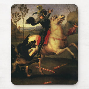 Der heilige Georg im Kampf mit dem Drachen von Raf Mousepad