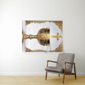Der heilige Gral katholisch Wandteppich (Beispiel (Horizontal))