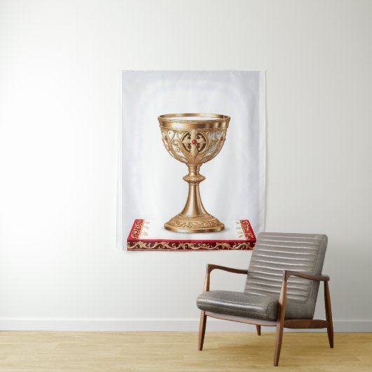 Der heilige Gral katholisch Wandteppich (Beispiel)