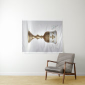 Der heilige Gral katholisch Wandteppich (Beispiel (Horizontal))
