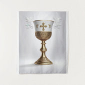 Der heilige Gral katholisch Wandteppich (Vorderseite)