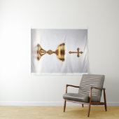 Der heilige Gral katholisch Wandteppich (Beispiel (Horizontal))