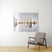 Der heilige Gral katholisch Wandteppich (Beispiel (Horizontal))