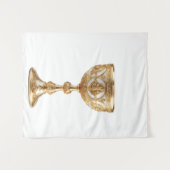 Der heilige Gral katholisch Wandteppich (Vorderseite (Horizontal))