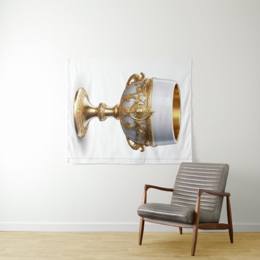 Der heilige Gral katholisch Wandteppich (Beispiel (Horizontal))