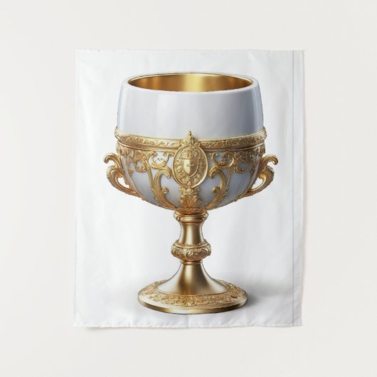 Der heilige Gral katholisch Wandteppich (Vorderseite)