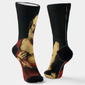 Der Heilige Hieronymus von Jusepe de Ribera Socken (Gewinkelt)