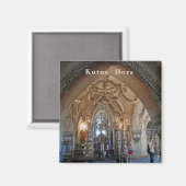 Der Heilige in Sedlec oder die Kirche aller Heilig Magnet (Vorderseite/Rückseite)