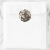 Der Heilige James der Große Apostel Runder Aufkleber (Tasche)