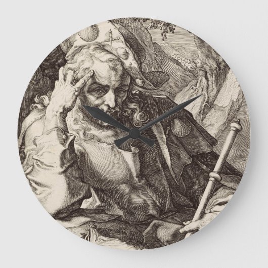 Der Heilige James der Große Apostel Wanduhr (Vorderseite)