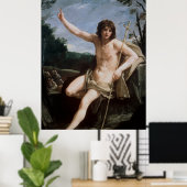 Der Heilige Johannes der Täufer in der Wildnis Poster (Heimbüro)